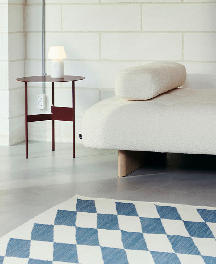 SHIM COFFEE TABLE & SHIFT KELIM RUG