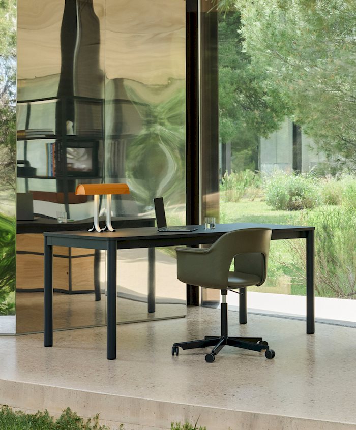 Annex Table Flush / Layout Armchair 244 / Anagram Table Lamp