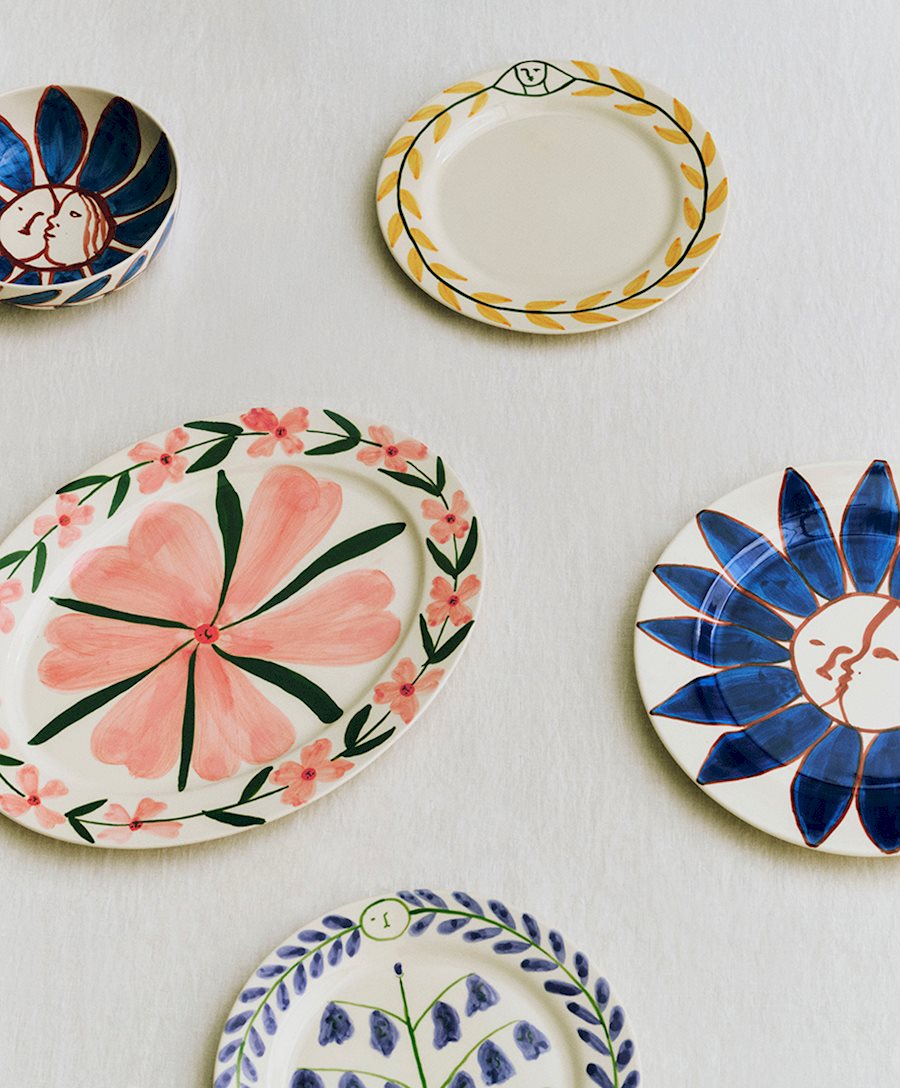 La Pittura Oval Serving Platter / La Pittura Plate