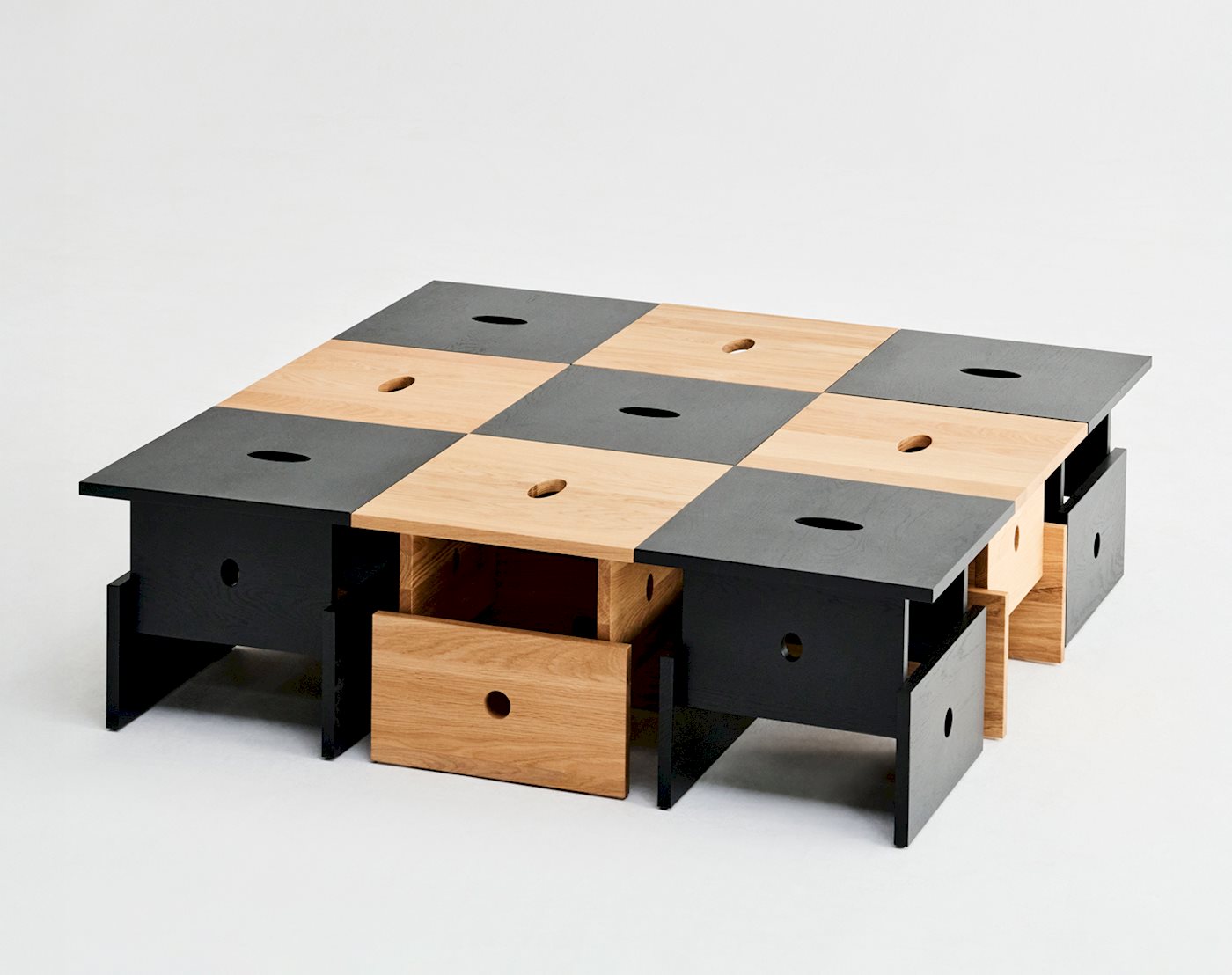 Wood Box Coffee Table