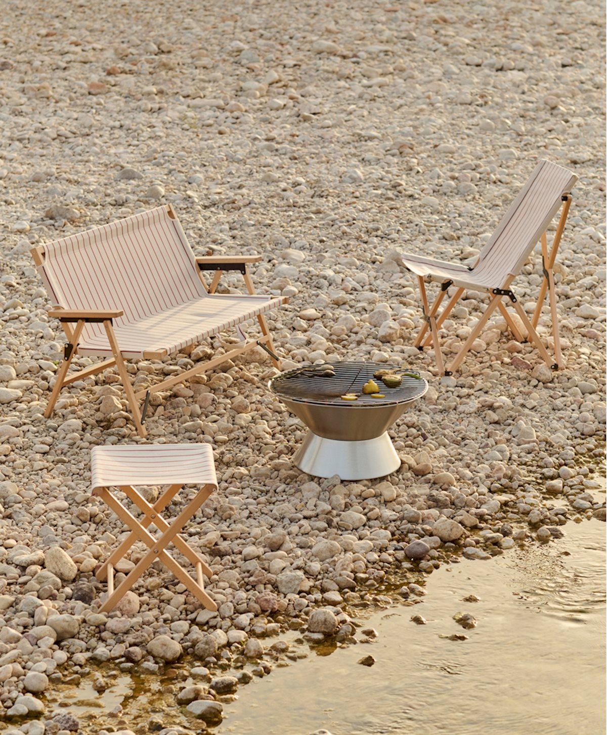 Outdoor Market Folding Sofa / Outdoor Market Folding Chair / Outdoor Market Folding Stool / Outdoor Market Firepit