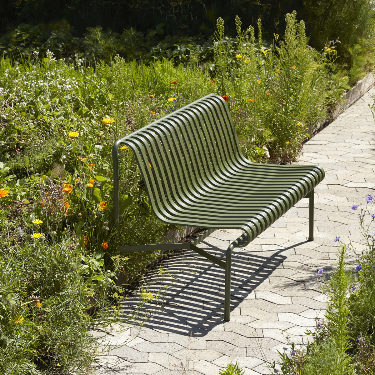 PALISSADE DINING BENCH WITHOUT ARMREST