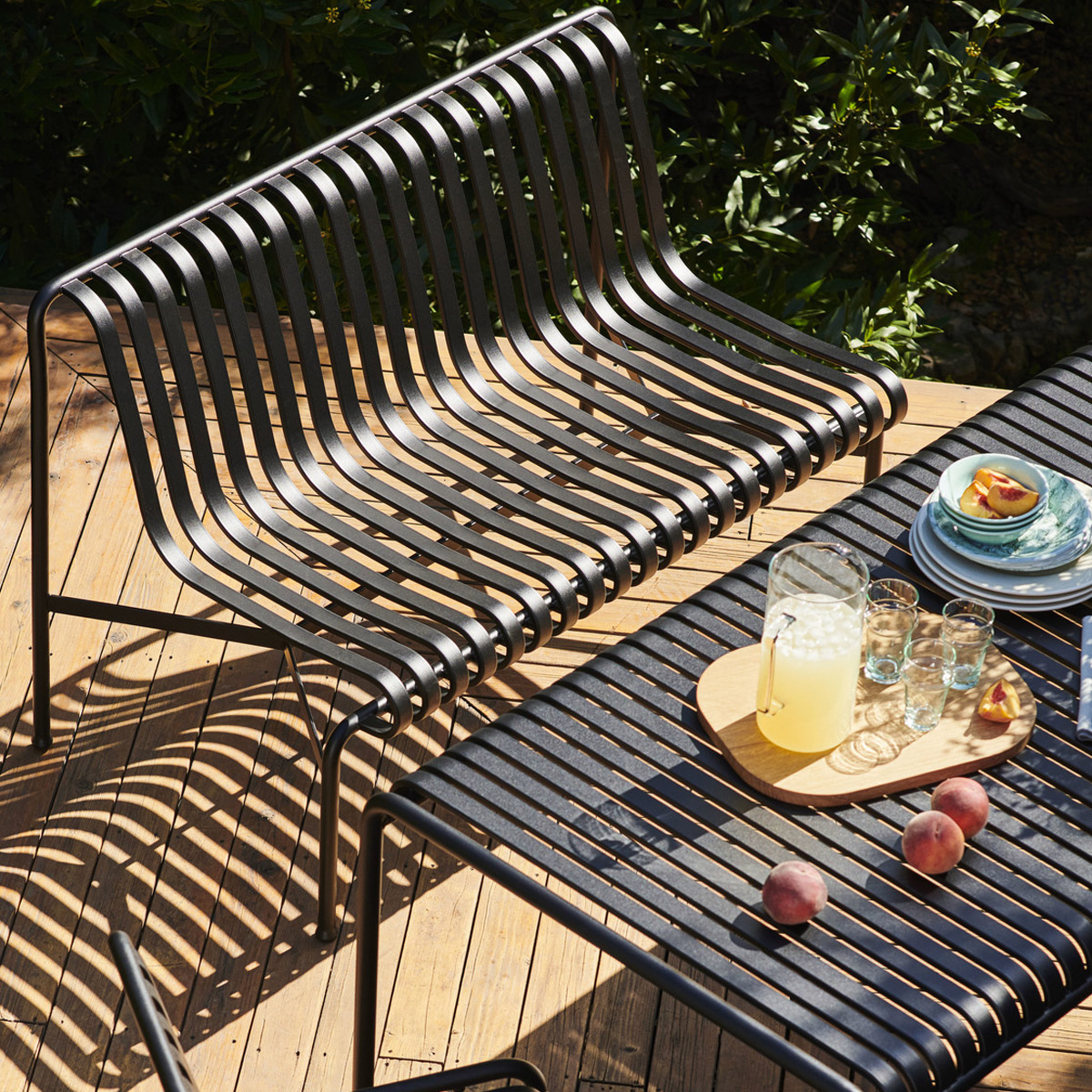PALISSADE DINING BENCH WITHOUT ARMREST