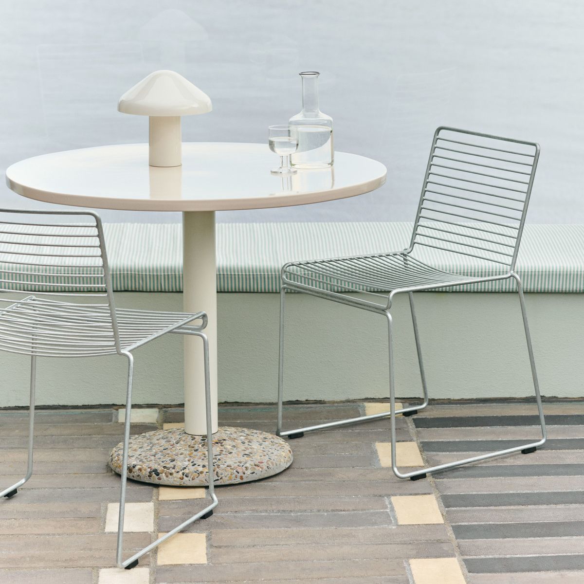 HEE DINING CHAIR - HOT GALVANISED