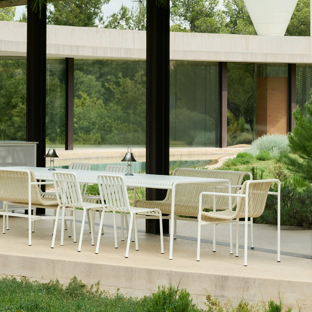 PALISSADE CORD DINING ARM CHAIR