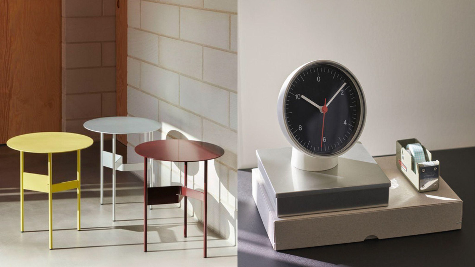 SHIM COFFEE TABLE / TABLE CLOCK SET