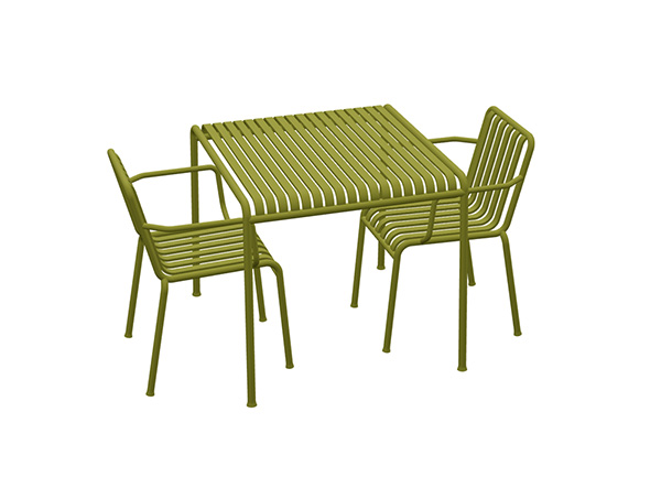 ALISSADE TABL + PALISSADE ARM CHAIR(2脚)