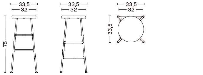 CORNET BAR STOOL HIGH