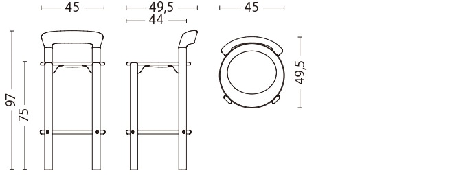 REY BAR STOOL