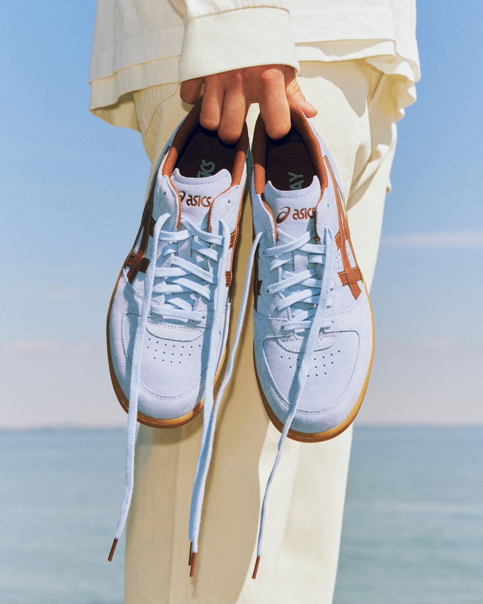 26.5cm asics HAY SKYHAND OG ブルー