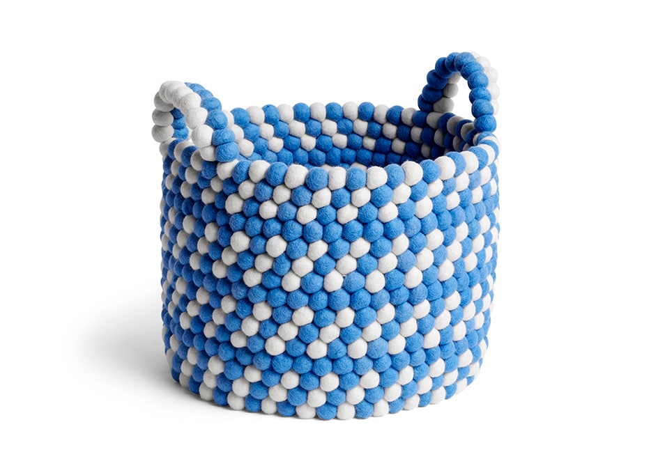 BEAD BASKET WITH HANDLE