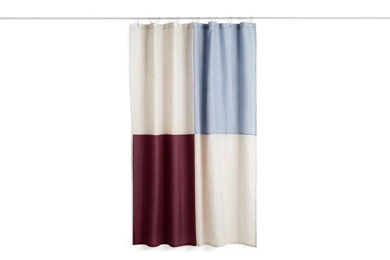 CHECK SHOWER CURTAIN