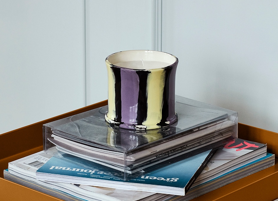 STRIPE SCENTED CANDLE