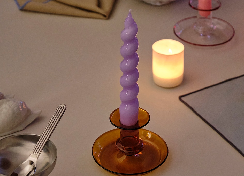 CANDLE SPIRAL SET OF 6
