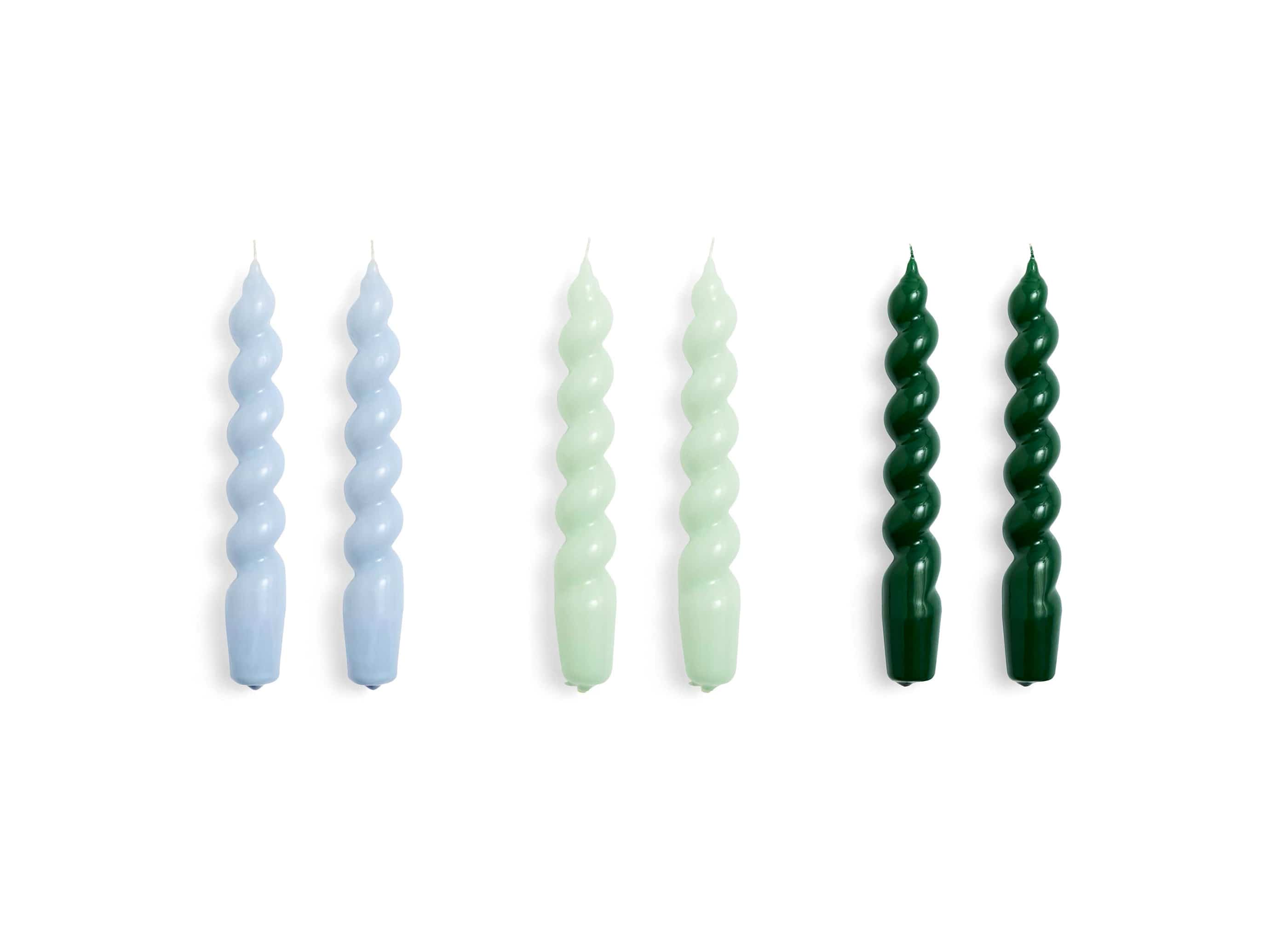 CANDLE SPIRAL SET OF 6