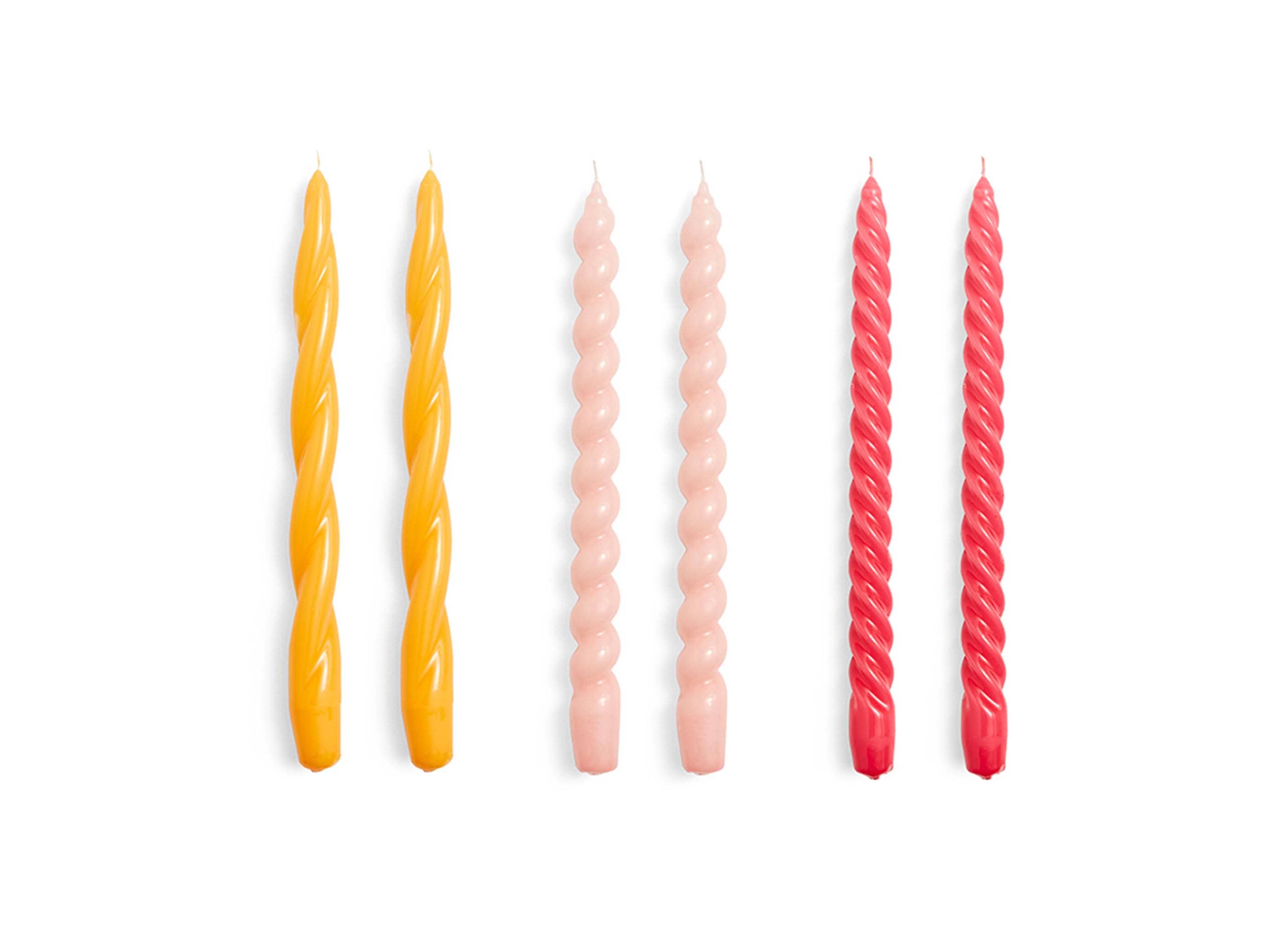 CANDLE LONG MIX SET OF 6