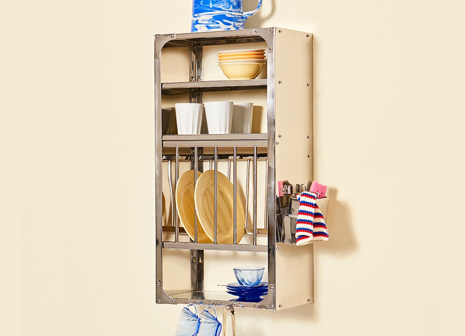 HAY購入 INDIAN PLATE RACK M(シルバー)