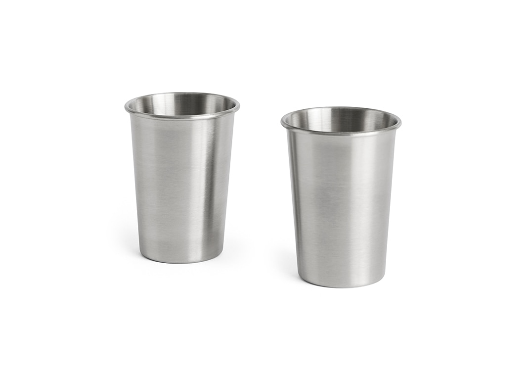 OUTDOOR MARKET STEEL CUP 400ml / SET OF 2