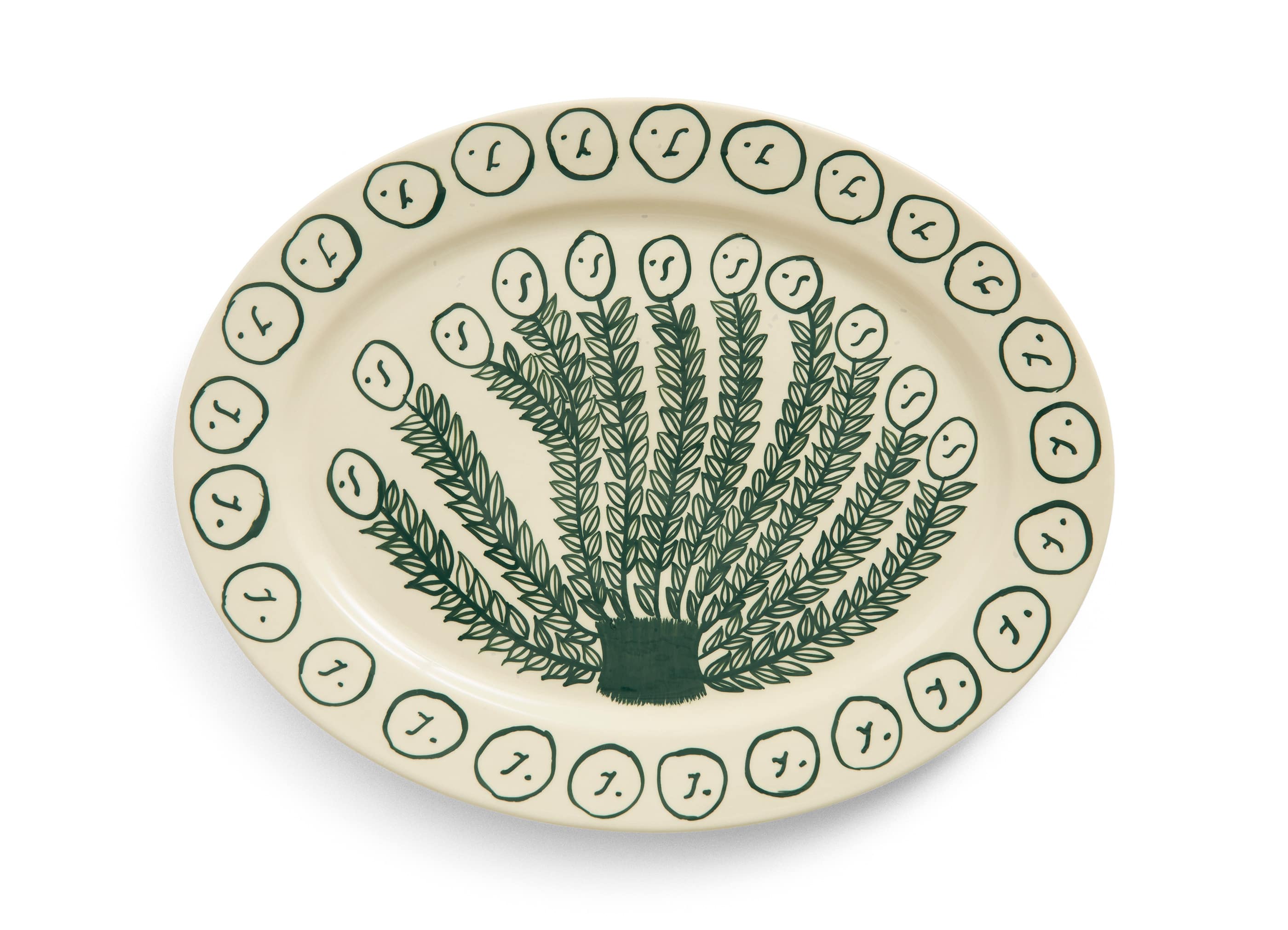 【2026年春 発売予定】LA PITTURA OVAL SERVING PLATTER L36.5
