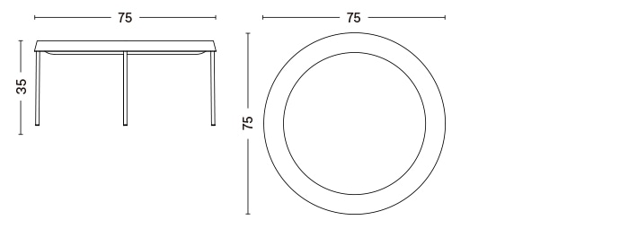 TULOU COFFEE TABLE / Φ75xH35