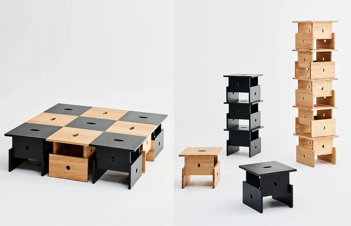 WOOD BOX COFFEE TABLE