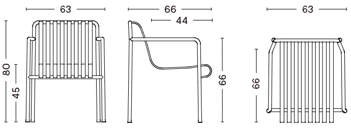 PALISSADE DINING ARM CHAIR