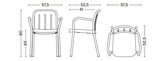 DEVILLE ARM CHAIR