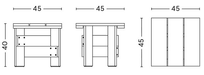 CRATE LOW TABLE