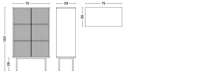 COLOUR CABINET TALL DOOR