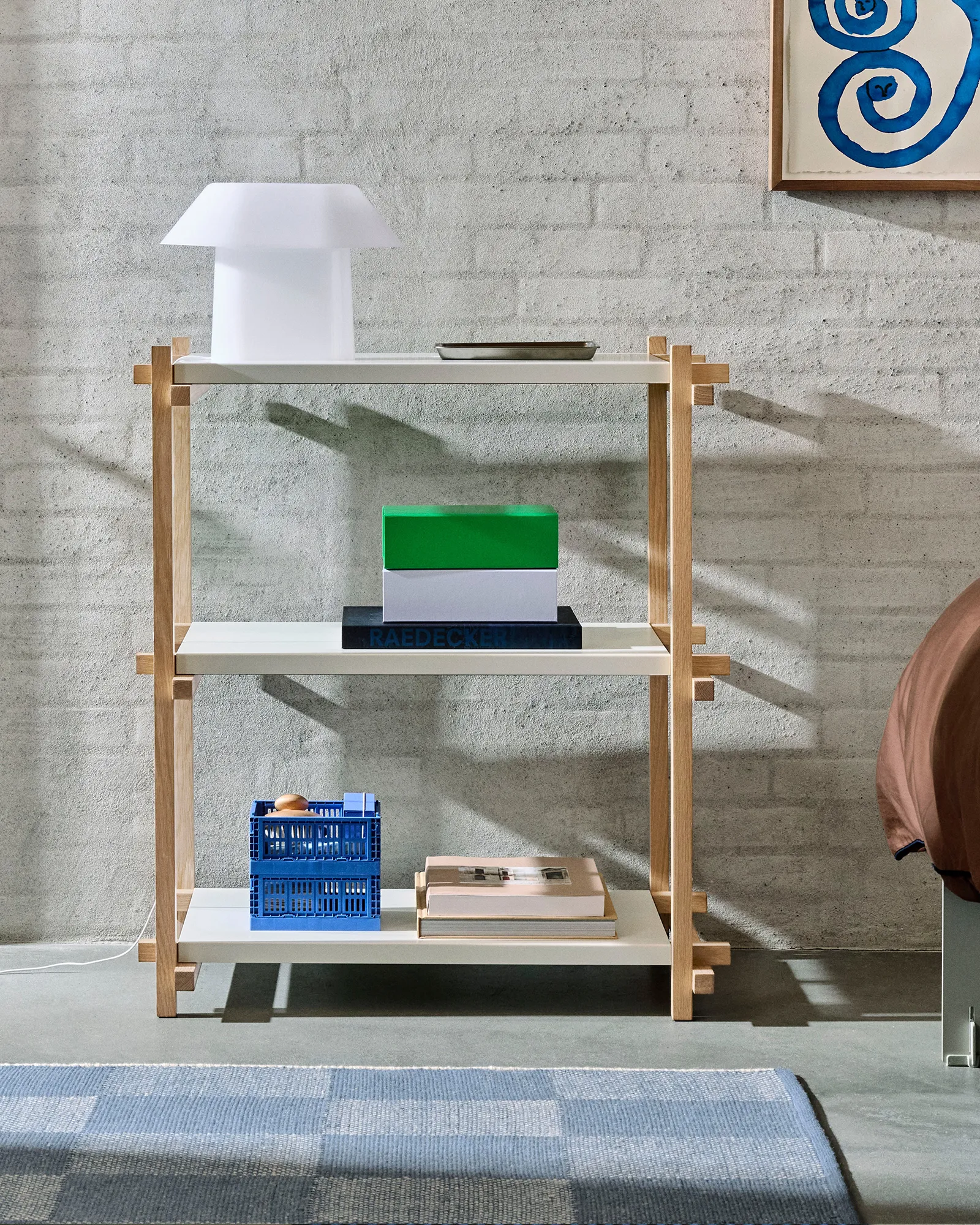 WOODY SHELVING 2.0 COLUMN LOW / W75.5 x D44.5 x H85.5｜北欧