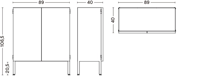 PERFORATED CABINET FLOOR M