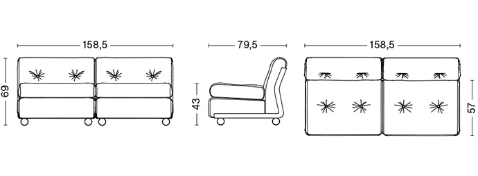 【2026年春 発売予定】AMANTA SOFA / 2 SEATER