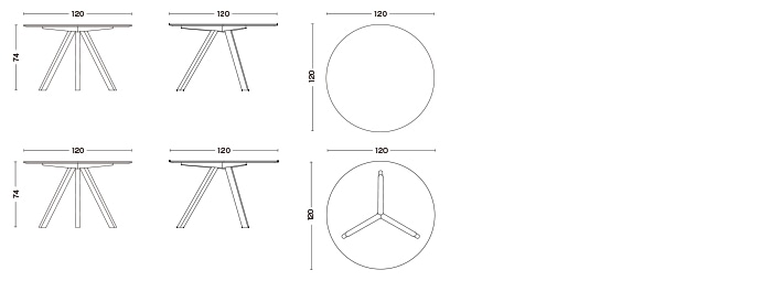 CPH 20 ROUND / Φ120 x H74