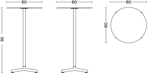 [50%OFF]NEU TABLE HIGH / Φ60 x H95 cm